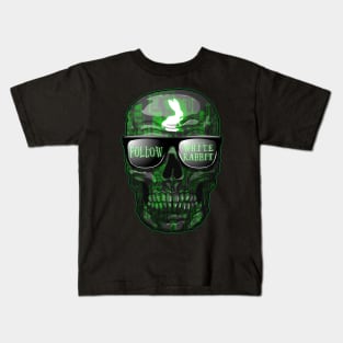 Skull Follow the white rabbit Kids T-Shirt